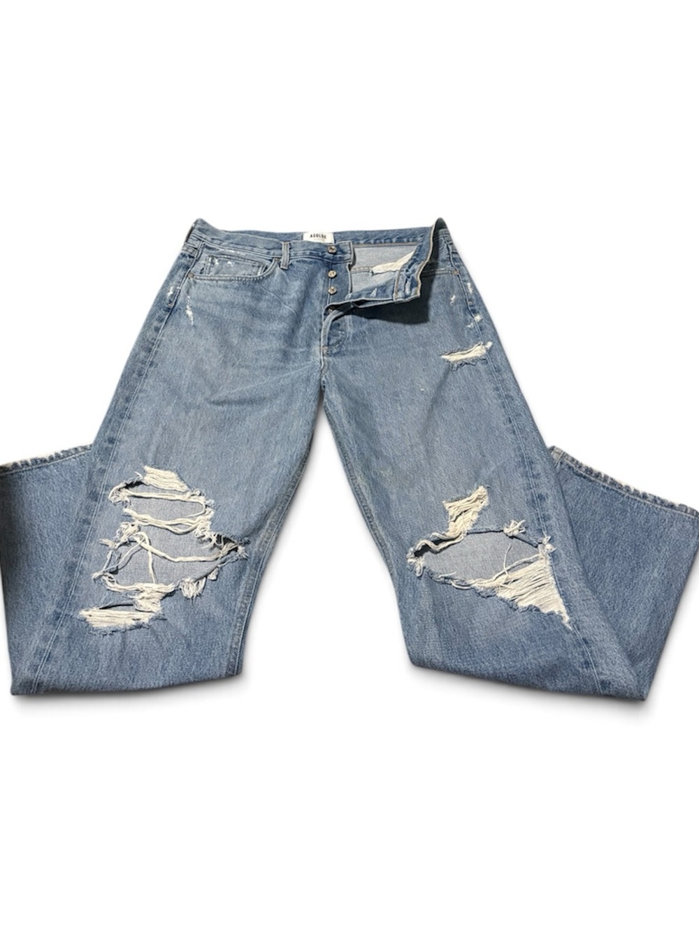 Agolde 90s Jean size 30 distressed button fly
